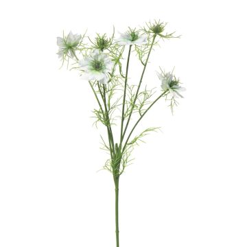 Artificial black cumin branch TIANKE, cream, 26"/65cm