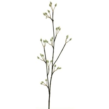Decorative willow branch NAYONG with flowers, cream, 31"/80cm Decorative willow branch NAYONG with flowers, cream, 31"/80cm