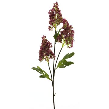 Artificial lilac branch FANGMEI, purple, 31"/80cm