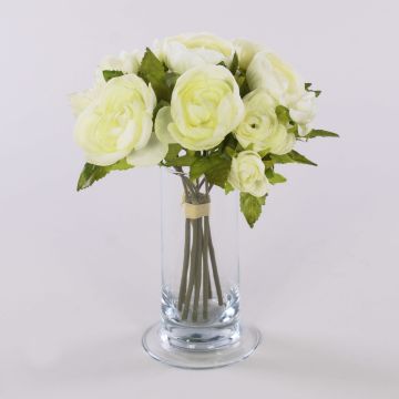 Bouquet of silk ranunculus TONIE, cream, 8"/20cm, Ø8"/20cm Bouquet of silk ranunculus TONIE, cream, 8"/20cm, Ø8"/20cm