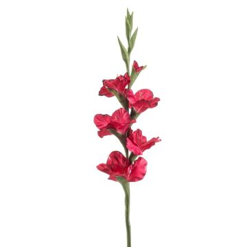 Artificial Gladiolus KIVANA, fuchsia, 90cm