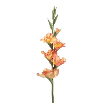 Artificial Gladiolus KIVANA, peach, 90cm