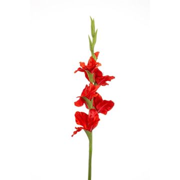 Artificial Gladiolus KIVANA, red, 90cm