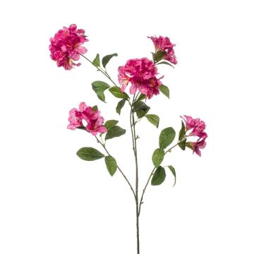 Artificial rhododendron branch MALISSA, fuchsia, 4ft/120cm