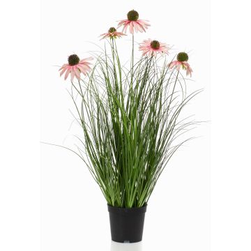 Artificial coneflower SHALLA with flowers, pink, 24"/60cm Artificial coneflower SHALLA with flowers, pink, 24"/60cm