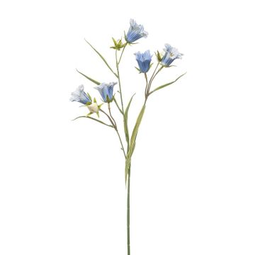 Artificial branch Bellflower EMMELY, light blue, 26"/65cm