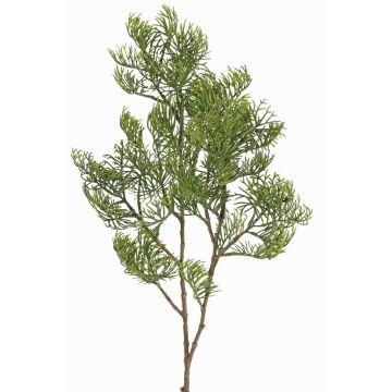 Artificial cypress decorative branch SILVARIO, green, 30"/75cm