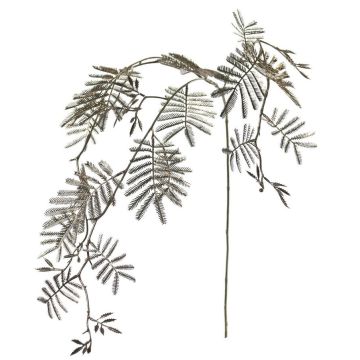 Artificial mimosa branch RENGU, bronze, 4ft/110cm Artificial mimosa branch RENGU, bronze, 4ft/110cm