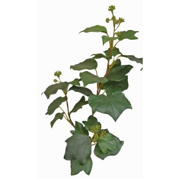 Artificial ivy branch TOYAH with berries, green, 26"/65cm