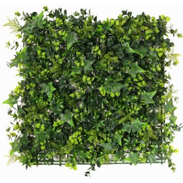Plastic mat, ivy and fern LANFIR, crossdoor, flame-retardant, green, 20"x20"x3.1"/50x50x8cm Plastic mat, ivy and fern LANFIR, crossdoor, flame-retardant, green, 20"x20"x3.1"/50x50x8cm