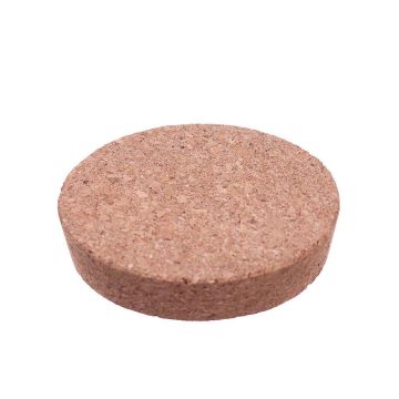 Cork lid EMMILOTTE, beige, 3cm, Ø12,9cm