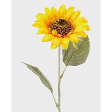 Fake sunflower SILJA, yellow-orange, 26"/65cm, Ø5.1"/13cm Fake sunflower SILJA, yellow-orange, 26"/65cm, Ø5.1"/13cm