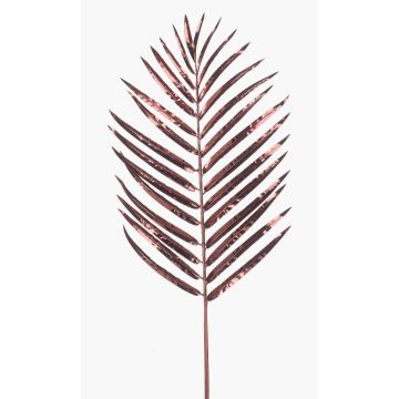 Decorative palm frond Areca JAZKI, metallic burgundy red, 33"/85cm