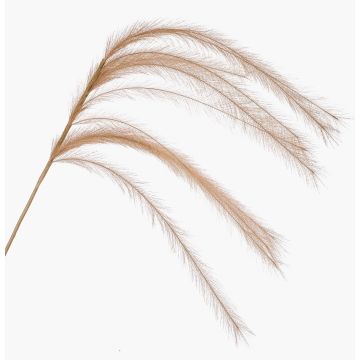 Artificial branch Feather grass panicles LUMINIA, beige, 4ft/135cm