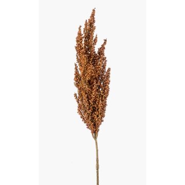 Artificial sorghum branch VANCE with ears, light brown, 31"/80cm