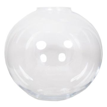 GIANIS glass lantern, clear, 36 cm, Ø39 cm