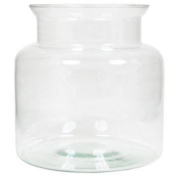 KARIN OCEAN glass candle holder, clear, 19cm, Ø19cm KARIN OCEAN glass candle holder, clear, 19cm, Ø19cm
