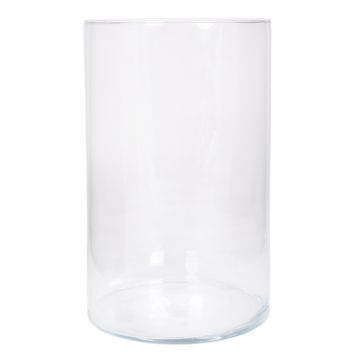 SANYA OCEAN flower vase, glass, cylindrical, clear, 30 cm, Ø19 cm