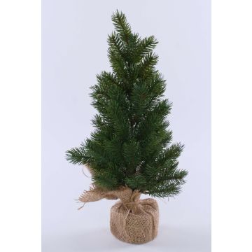 Artificial fir tree KOLYMA in jute bag, 20"/50cm