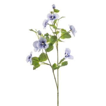 Decorative branch pansy EMOTI, light blue, 33"/85cm Decorative branch pansy EMOTI, light blue, 33"/85cm