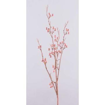 Plastic snowberry branch WAKILIA with fruits, metallic rose gold, 3ft/100cm Plastic snowberry branch WAKILIA with fruits, metallic rose gold, 3ft/100cm