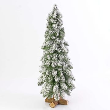 Fake Fir tree MONTREAL, snow-covered, white, 30"/75cm, Ø 12"/30cm