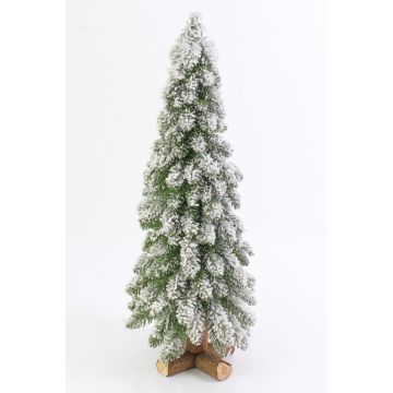 Fake Fir tree MONTREAL, snow-covered, white, 3ft/90cm, Ø 14"/35cm