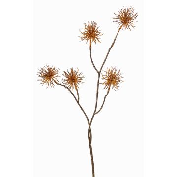 Artificial witch hazel branch NUMBAT with flowers, orange, 28"/70cm, Ø2.4"/6cm Artificial witch hazel branch NUMBAT with flowers, orange, 28"/70cm, Ø2.4"/6cm