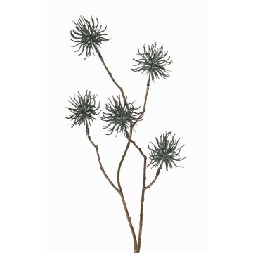 Artificial witch hazel branch NUMBAT with flowers, dark green, 28"/70cm, Ø2.4"/6cm Artificial witch hazel branch NUMBAT with flowers, dark green, 28"/70cm, Ø2.4"/6cm