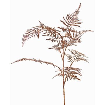 Decorative Asparagus plumosus branch GIONA, copper, 33"/85cm Decorative Asparagus plumosus branch GIONA, copper, 33"/85cm