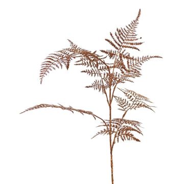 Decorative Asparagus plumosus branch GIONA, copper, 33"/85cm Decorative Asparagus plumosus branch GIONA, copper, 33"/85cm