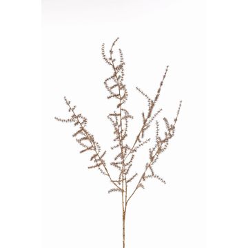 Artificial Asparagus acutifolius PARNASO branch, gold, 100cm