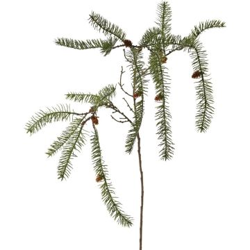Artificial fir branch KALAMAS with cones, 105cm