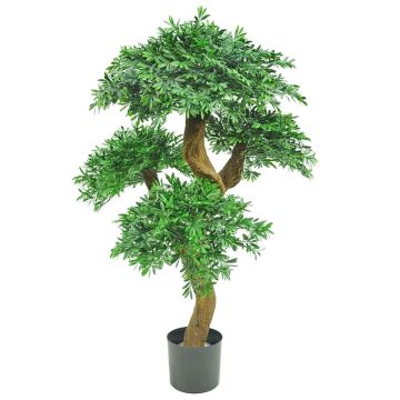 Artificial bonsai stone yew HALENA, artificial trunk, 105cm