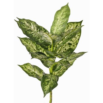 Artificial Dieffenbachia VISP, flame-retardant, stem, green-white, 16"/40cm Artificial Dieffenbachia VISP, flame-retardant, stem, green-white, 16"/40cm