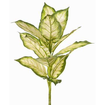 Artificial Dieffenbachia VISP, flame-retardant, on a stake, green-cream, 16"/40cm Artificial Dieffenbachia VISP, flame-retardant, on a stake, green-cream, 16"/40cm