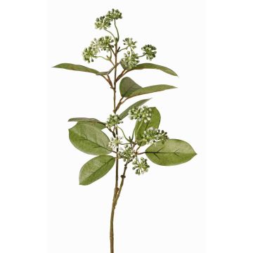Artificial dogwood branch PANGO with buds, green-white, 28"/70cm, Ø2.8"/7cm Artificial dogwood branch PANGO with buds, green-white, 28"/70cm, Ø2.8"/7cm