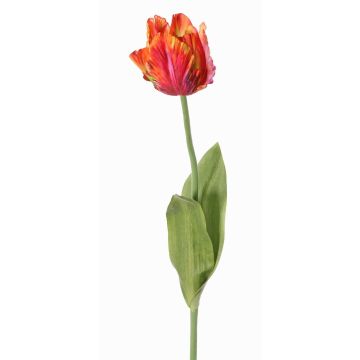 Artificial flower parrot tulip UAKARI, red-fuchsia-orange-green, 26"/65cm, Ø2.4"/6cm Artificial flower parrot tulip UAKARI, red-fuchsia-orange-green, 26"/65cm, Ø2.4"/6cm