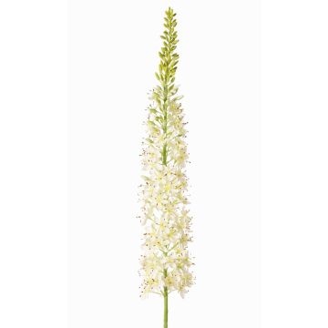 Large artificial flower: SELINA prairie candle, white, 4ft/130cm, Ø3.5"/9cm
