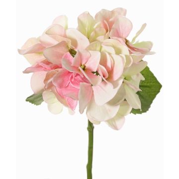 CHIDORI artificial hydrangea, cream-pink-green, 30cm, Ø13cm