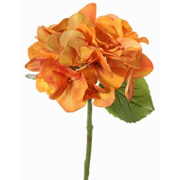 CHIDORI artificial hydrangea, orange, 30 cm, Ø13 cm