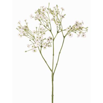 Artificial sprig of gypsophila SIKINOS, white, 26"/65cm
