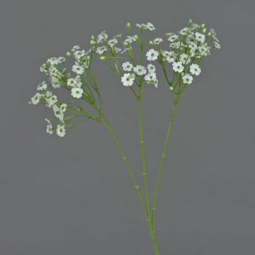 Artificial sprig of gypsophila SIKINOS, white, 26"/65cm