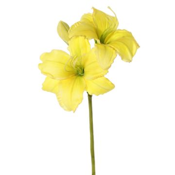 Artificial daylily NEULIDA with blooms, yellow, 26"/65cm, Ø4.3"/11cm