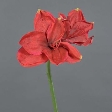 Artificial amaryllis NARWELA, red, 70 cm, Ø 10–13 cm