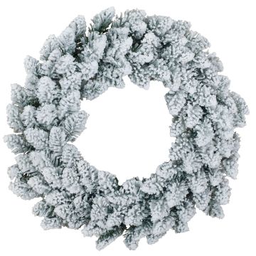 KIRUNA artificial fir wreath, snow-covered, Ø50cm