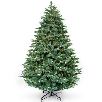 BUFFALO SPEED artificial blue fir, LEDs, 225 cm, Ø145 cm
