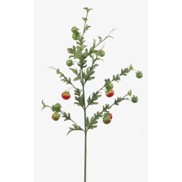 Artificial cherry tomato branch QUANITTA, red-green, 31"/80cm Artificial cherry tomato branch QUANITTA, red-green, 31"/80cm