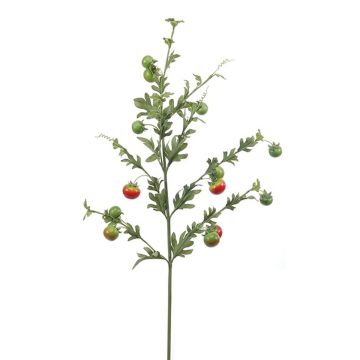 Artificial cherry tomato branch QUANITTA, red-green, 31"/80cm Artificial cherry tomato branch QUANITTA, red-green, 31"/80cm