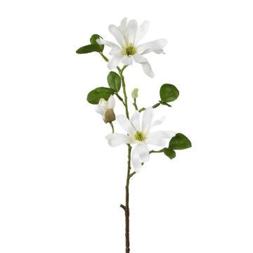 Artificial flower branch Star magnolia BLOVI, cream, 24"/60cm